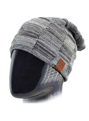 Картинка шапка-бини Skully Wear ZZM-998 11(light grey) - 4