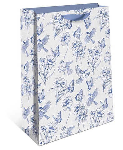 Пакет подарочный M вертикальный, 26*32*12 см (Д*В*Ш), 1 шт.