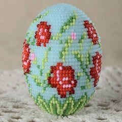 №2 Яйца пасхальные, Белые, из пенопласта, размер 5*4 см, набор 20 штук