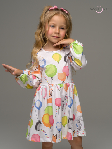 Платье Моана звери на шариках