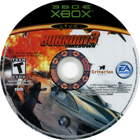 Burnout 3: Takedown (XBOX360E) [Xbox 360]