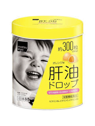Детские витамины Matsukiyo, рыбий жир.