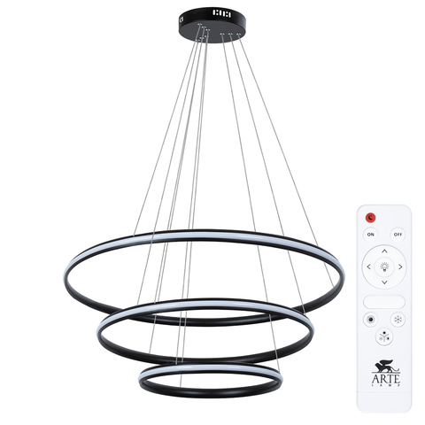 Люстра Arte Lamp Meridiana A2198SP-3BK