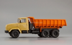 KRAZ-6510 dump truck 1985-1994 beige-orange 1:43 Nash Avtoprom