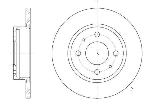 Диск тормозной G-brake  GR-01042