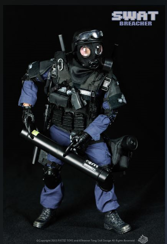 Фигурка Взломщик Обороны Команда Спецназ масштаб 1/6 SWAT Breacher