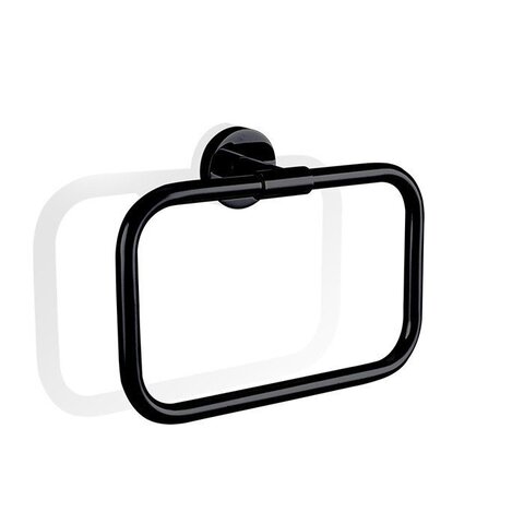Decor Walther 0531260 Decor Walther Basic HTR Полотенцедержатель кольцо, цвет: черный матовый