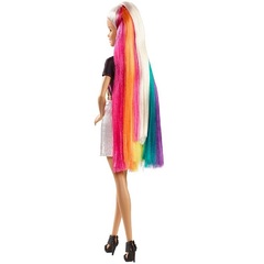 Барби с Блестящими Радужными Волосами