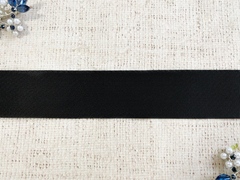 Лента ременная гладкая (стропа), ш. 3,2 см, чёрный