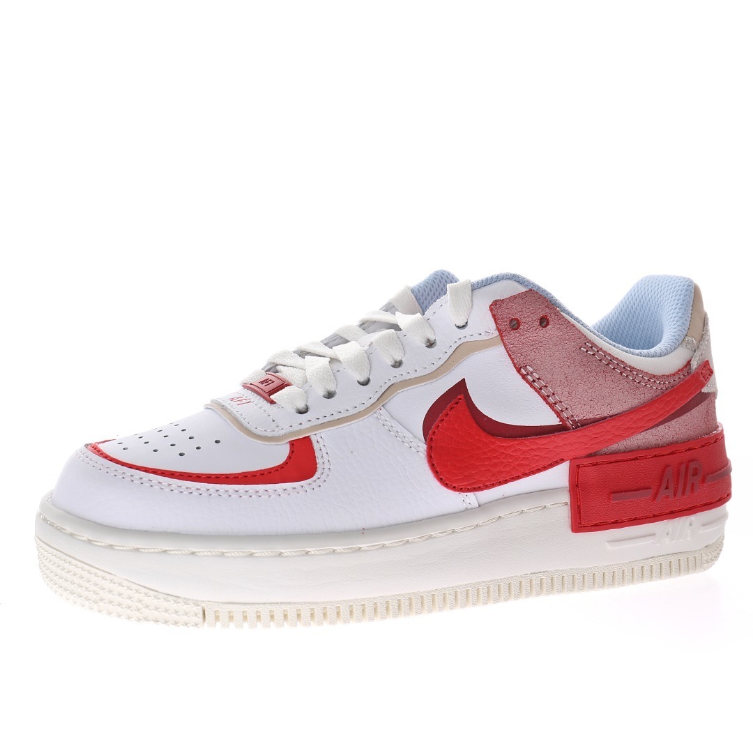 red blue and white nike air force 1