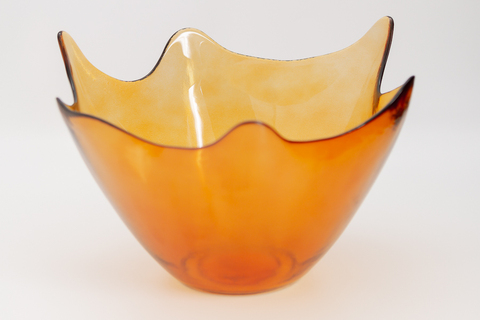 Ваза 30см San Miguel Feston янтарная