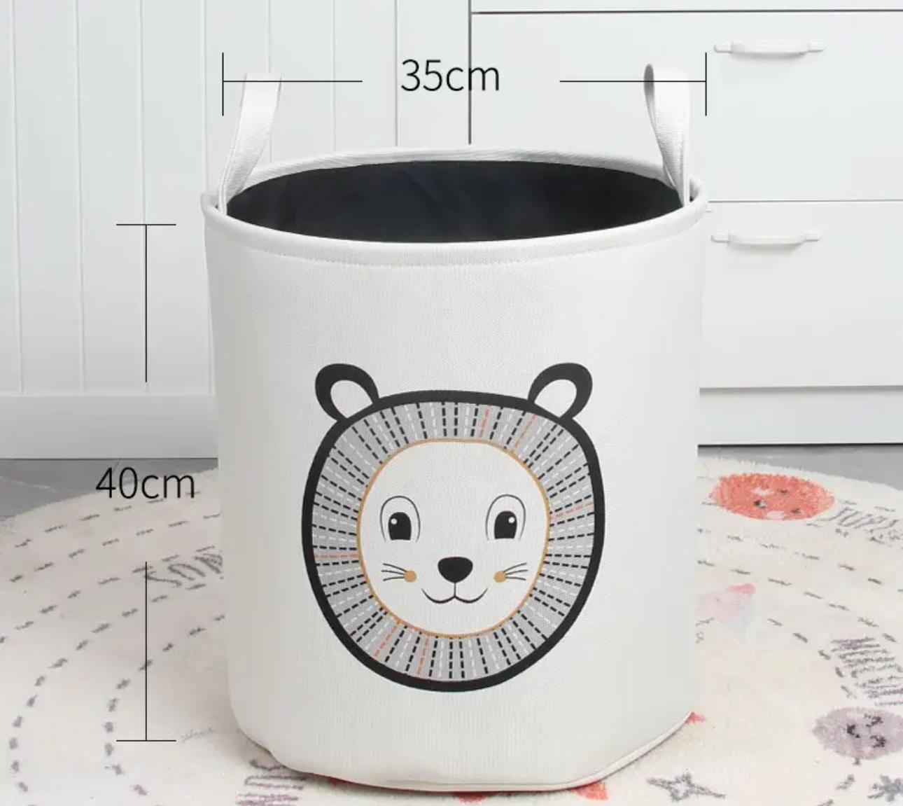 Корзина для игрушек 35х40 Круглая Львенок