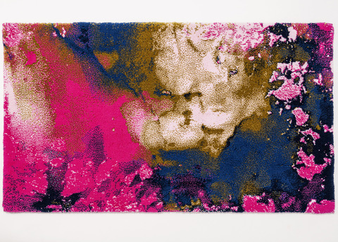 Коврик 70х120 Abyss & Habidecor Баккара 570 розово-синий
