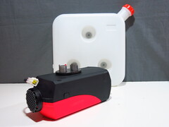 Автономный отопитель салона 12В 5 кВт A2 Чёрно-розовый