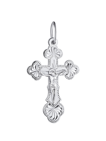 Крестик православный из серебра