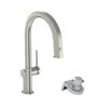 Hansgrohe Aqittura M91 76803800 Смеситель для кухни высокий с выдвижным изливом, с фильтрацией (нержавеющая сталь)