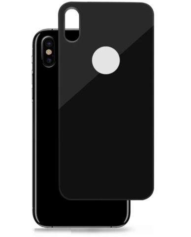 Защитное стекло заднее 0.3 мм Baseus для iPhone X, Xs (Черный)