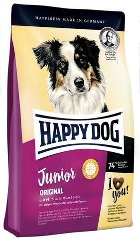 купить Happy Dog Supreme Young Line Junior Original сухой корм для юниоров в возрасте с 7-го месяца по 18-й месяц с птицей