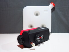 Автономный отопитель салона 12В 5 кВт A2 Чёрно-розовый