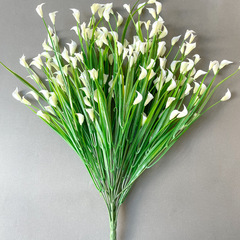 № 2 Каллы искусственные цветы 12 веток, более 90 голов, 53 см.