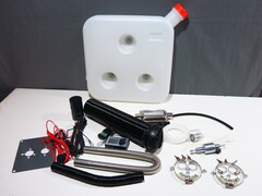 Автономный отопитель салона 12В 5 кВт A2 Чёрно-розовый