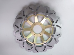 Диск на Honda CBR RR 900 / 919 / X4 / тормозной / передний / черный / лепестковый