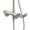 Cezares STYLUS-CVD-IN STYLUS-CVD-IN Душевая стойка со смесителем и изливом, сатин