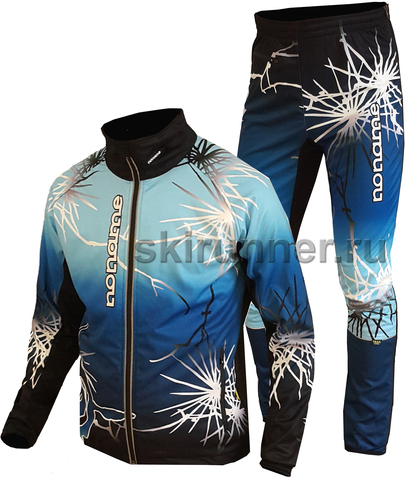 Элитный лыжный костюм Noname ClubLine Elite Softshell Print Blue