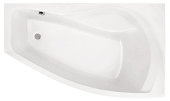 Ванна акриловая асимметричная "Майорка XL" 160х95 правосторонняя белая  Santek