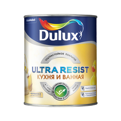 Краска для кухни и ванной латексная Dulux Ultra Resist полуматовая база BC