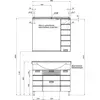 Aquanet 173235 Компл.2 - Тумба Сити 100 wenge (003) (173235)
