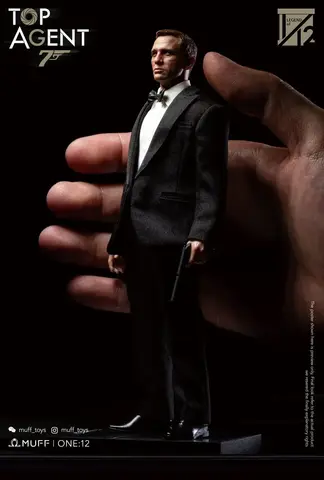 Фигурка Агент 007 Джеймс Бонд Дэниел Крейг масштаб 1/12