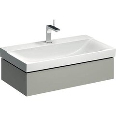 Шкафчик для раковины Geberit Xeno², с одним выдвижным ящиком: B=88см, H=22см, T=46.2см, Серый / Матовое покрытие фото