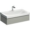 Шкафчик для раковины Geberit Xeno², с одним выдвижным ящиком: B=88см, H=22см, T=46.2см, Серый / Матовое покрытие