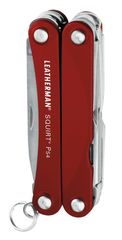 Мультитул Leatherman Squirt PS4, 9 функций, красный