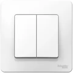 ВЫКЛ.2-кл.С/У, 10А 250B, БЕЛЫЙ BLNVS010501