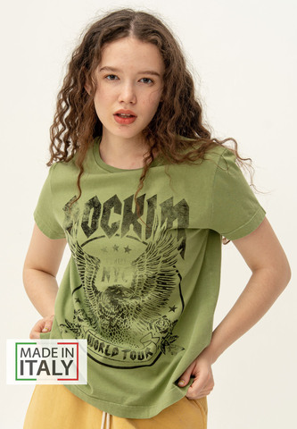 Футболка Bowery NYC "Rockin" Military