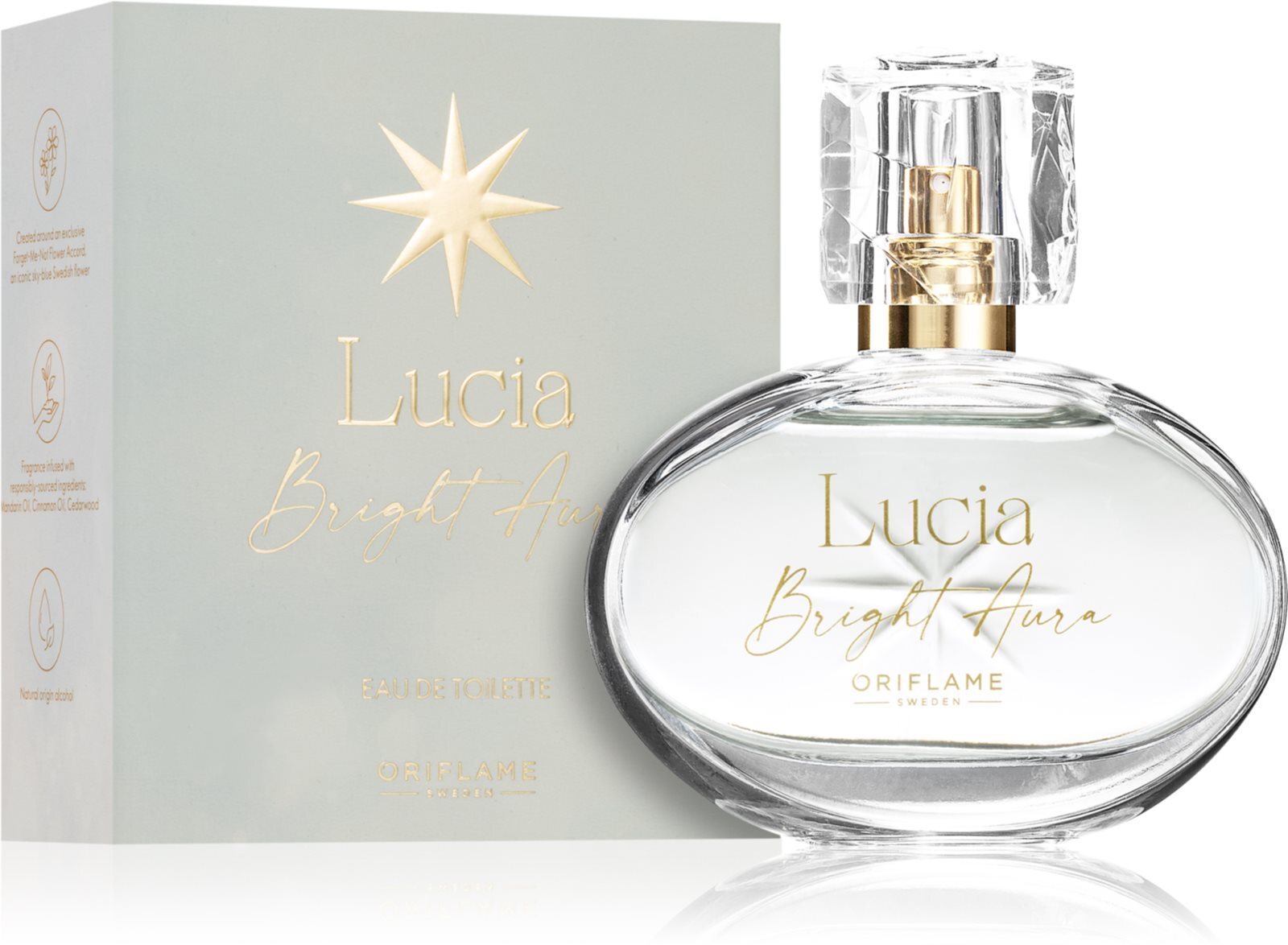 Oriflame туалетная вода для женщин Lucia Bright Aura купить в Москве |  Доставка по России.