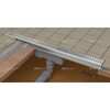 Alcaplast APZ1001S-750 Водоотводящий желоб с порогами для перфорированной решетки, вертикальный сток