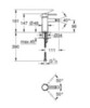 GROHE 24395KF1 Essence Смеситель однорычажный для биде, размер S, фантомный чёрный