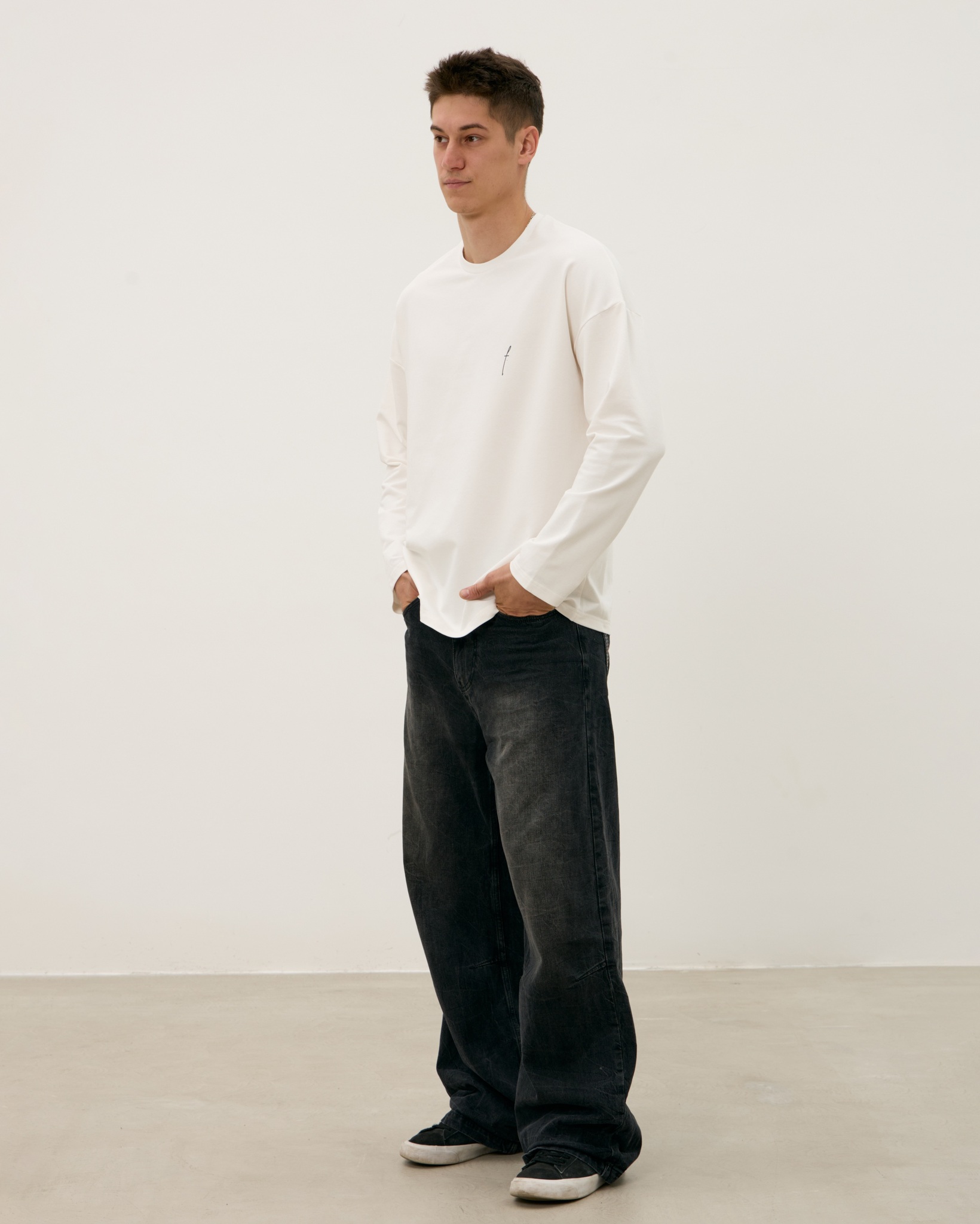 Лонгслив FRANSY MAN, молочный