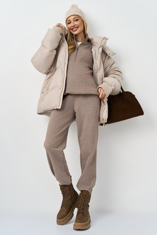 Костюм для беременных и кормящих 18964 мокко