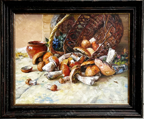 Плотников В. В. Подосиновики. Холст, масло. 2022 г.