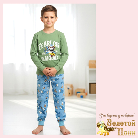 Пижама хлопок м (9-12) 251204-W2001