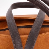 Сумка Саломея 278 македония горчичный + шоколад