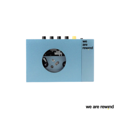 We Are Rewind Cassette Player Blue