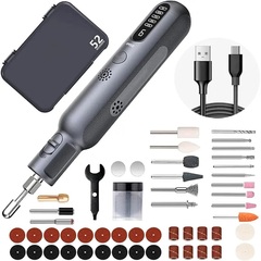 Гравер Greenworks GPT-8VRT 8V с оснасткой (52 шт) аккумуляторный