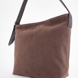 Сумка Саломея 485 эко-замша шоколад