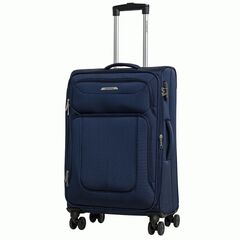 Чемодан Redmond тканевый облегченный средний Темно-синий 68x43x27+3 см 3,5кг