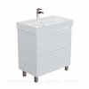 Aquanet 348195 Тумба с раковиной Nova Lite 2.0 75 напольная цв. белый глянец (348195)